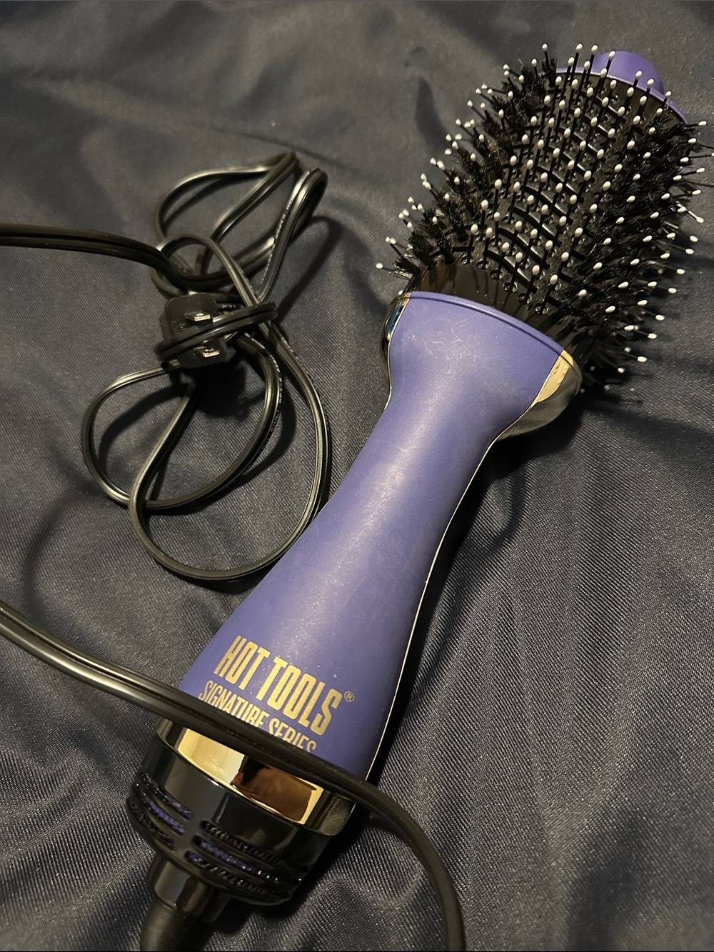 Hot Tools Signature Series Purple Round Brush Hair Dryer